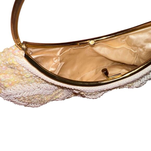 Vintage Sequin and Bead Embellished Handbag - Picture 3 of 4